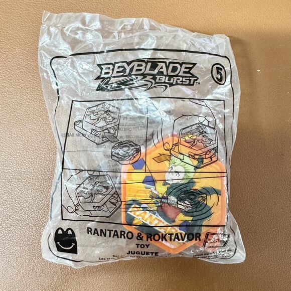 McDonalds Happy Meal Toy 2020 Hasbro Beyblade Burst Rantaro & Roktavor Toy 3+ - Picture 1 of 2